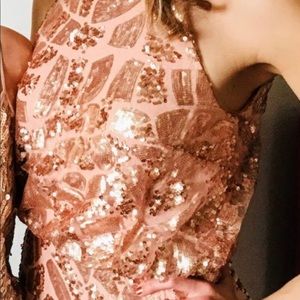 Donna Morgan sequin gown